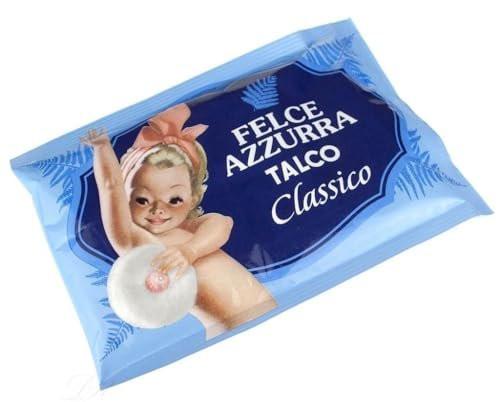Felce Azzurra Talkum – Klassischer Duft – 100 g – Puder für zarte Haut