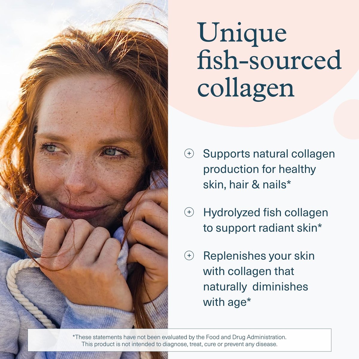 Youtheory Marine Collagen Tabletten – 2.500 mg Fischkollagen-Peptide mit Vitaminen A, C, E, B6 & B12 – Unterstützt Gelenk- und Nagelgesundheit* – Hoch absorbierbar – 290 Tabletten (58-Tage-Vorrat)