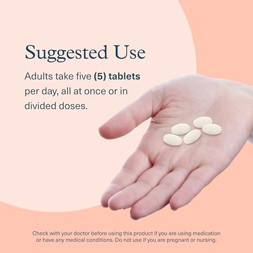 Youtheory Marine Collagen Tabletten – 2.500 mg Fischkollagen-Peptide mit Vitaminen A, C, E, B6 & B12 – Unterstützt Gelenk- und Nagelgesundheit* – Hoch absorbierbar – 290 Tabletten (58-Tage-Vorrat)