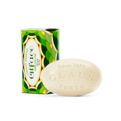 Claus Porto Alface Green Leaf Körperseife – Belebend, Reinigend, Pflegend – Handgefertigt, Aromatisch, Frisch, Fröhlich (150g | 5,3 oz)