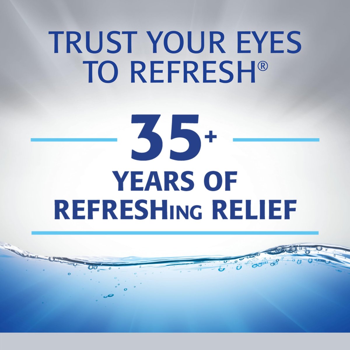 Refresh Optive Advanced Befeuchtende Augentropfen Künstliche Tränen, 0,33 fl oz (10 ml), 1 Stück