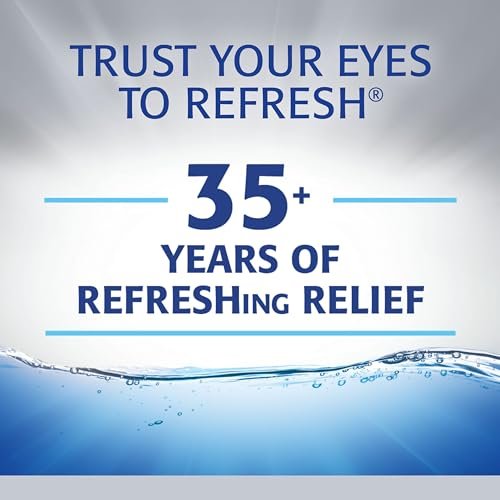 Refresh Optive Advanced Befeuchtende Augentropfen Künstliche Tränen, 0,33 fl oz (10 ml), 1 Stück