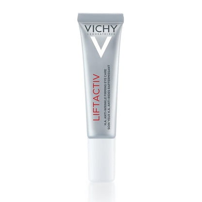 Vichy LiftActiv Supreme Anti-Falten Augencreme mit Koffein gegen dunkle Augenringe und Schwellungen – 15 ml