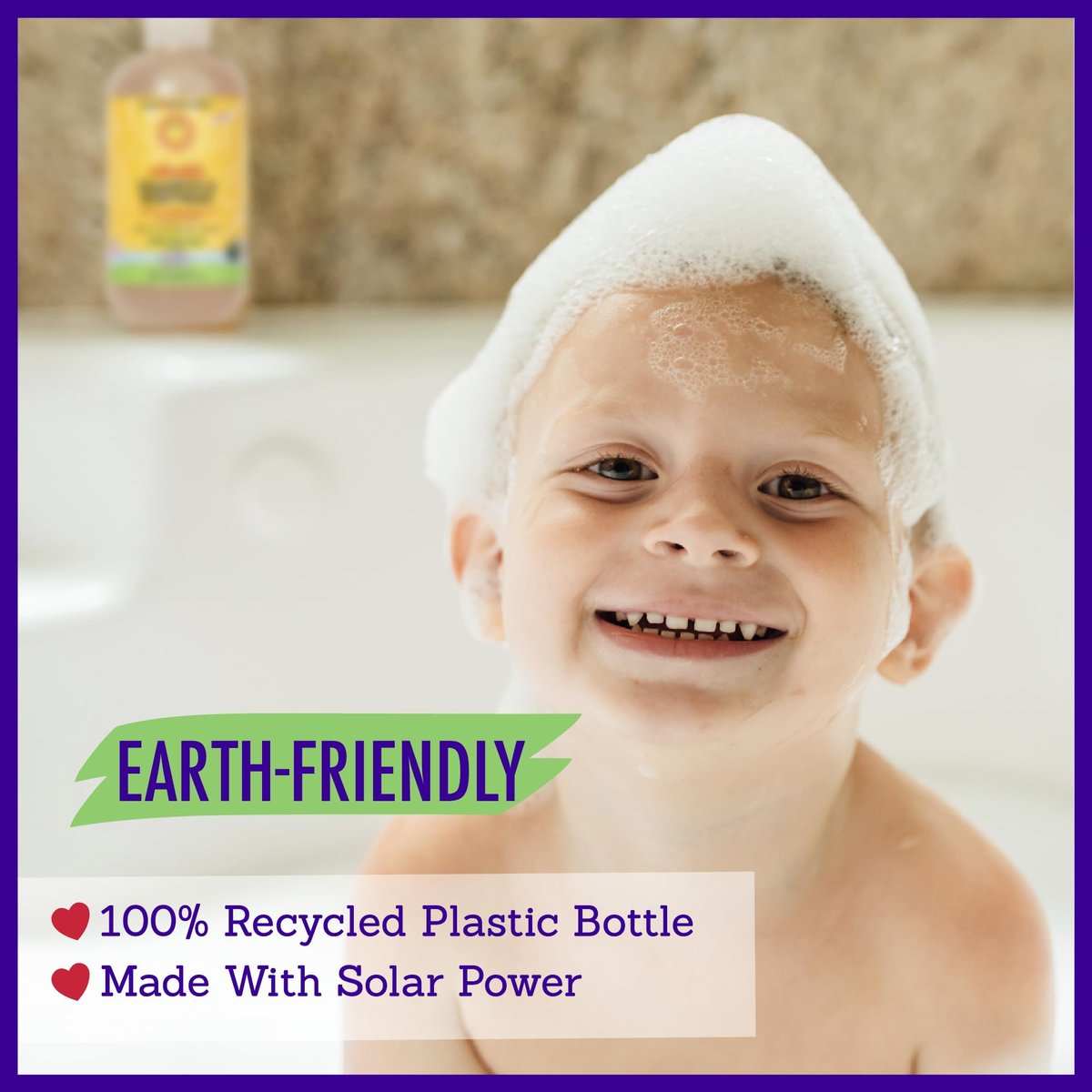 California Baby Calendula Babyshampoo + Babywaschgel | 100 % pflanzlich | Beruhigendes Lavendel-Körperwaschmittel für empfindliche Haut | Hypoallergen | 251 ml / 8,5 oz