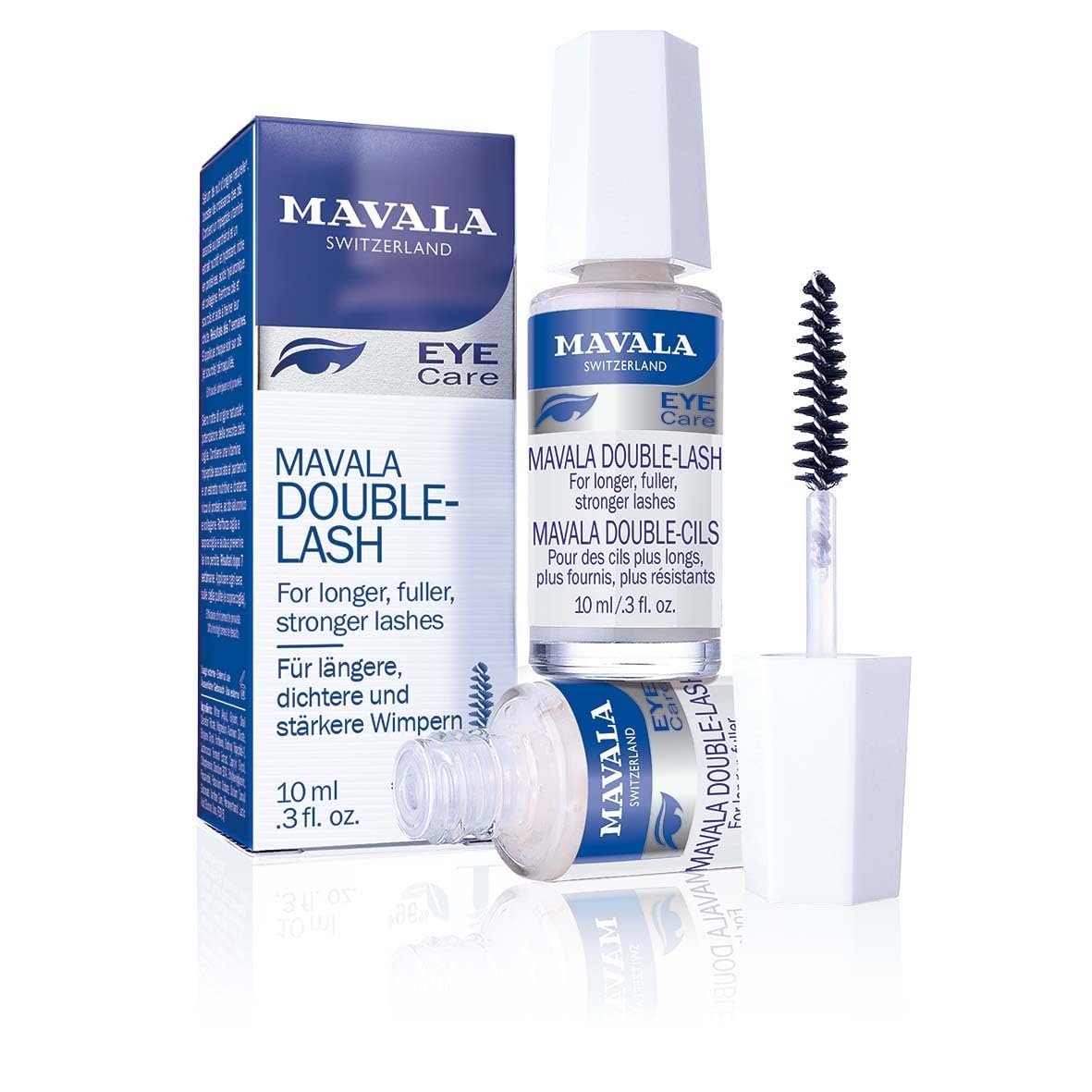 Mavala Double Lash Nährstoffreiches Wimpernserum für längere, dichtere Wimpern und Augenbrauen – 0,3 Fl Oz (1er-Pack)