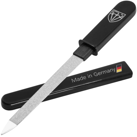3 Swords Germany – Doppelseitige Saphir-Metall-Nagelfeile (fein & grob) aus Solingen, Deutschland