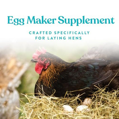 Manna Pro Omega Egg Maker – Geflügelfutterergänzung für Legehennen mit Omega-3-Fettsäuren, Vitaminen & Mineralstoffen, 5 Pfund