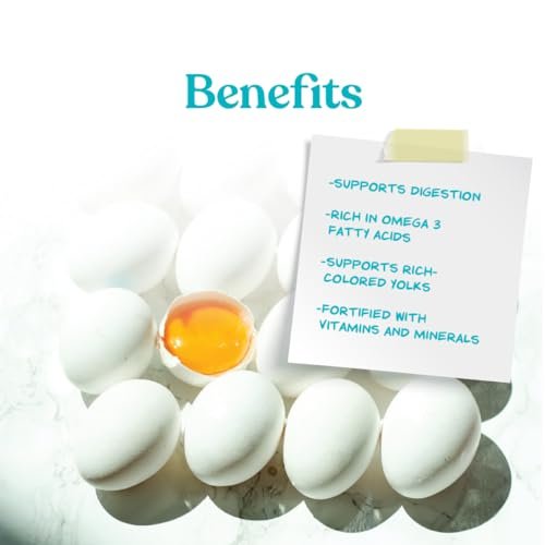 Manna Pro Omega Egg Maker – Geflügelfutterergänzung für Legehennen mit Omega-3-Fettsäuren, Vitaminen & Mineralstoffen, 5 Pfund