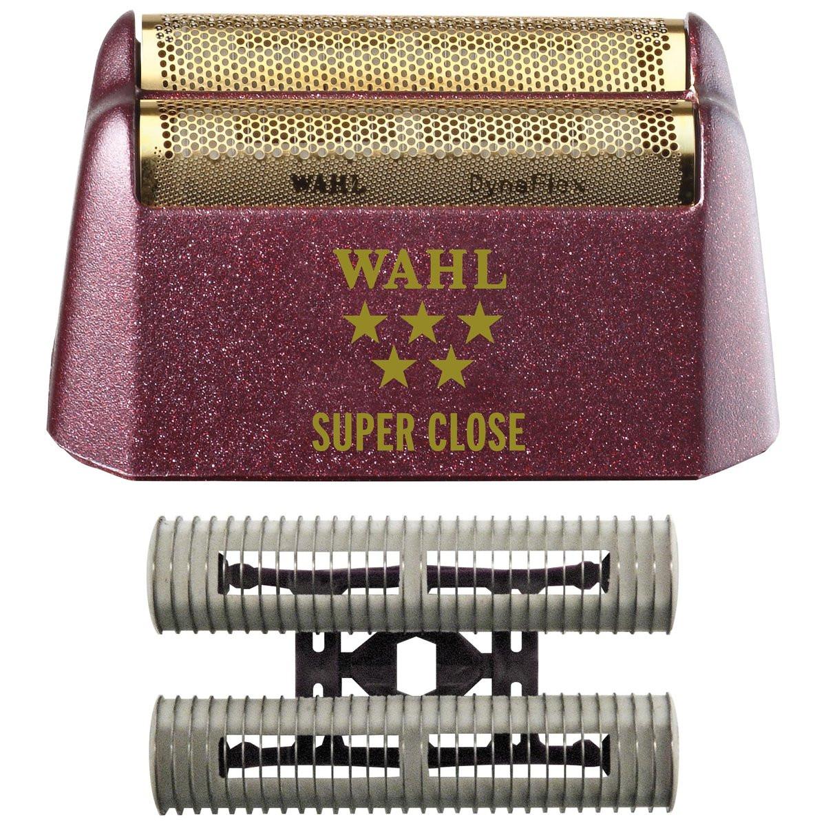 Wahl Professional 5 Star Series Ersatz-Folien- und Messerschneidsatz für Shaver Shaper, Super Close, Gold