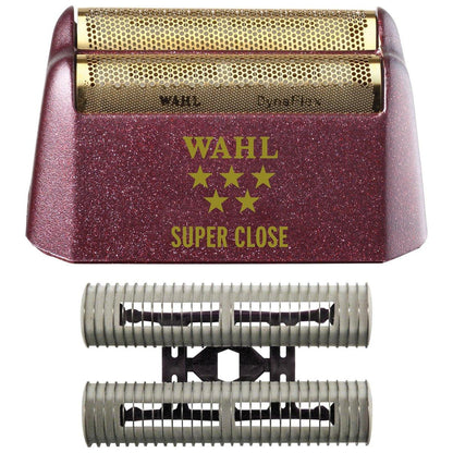 Wahl Professional 5 Star Series Ersatz-Folien- und Messerschneidsatz für Shaver Shaper, Super Close, Gold