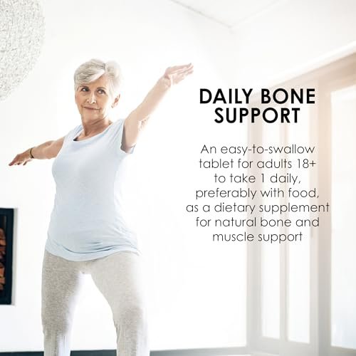 MASON NATURAL Vitamin K2 + D3, 100-Tage-Vorrat, mit Calcium für normale Knochen- und Muskelfunktion, Tabletten
