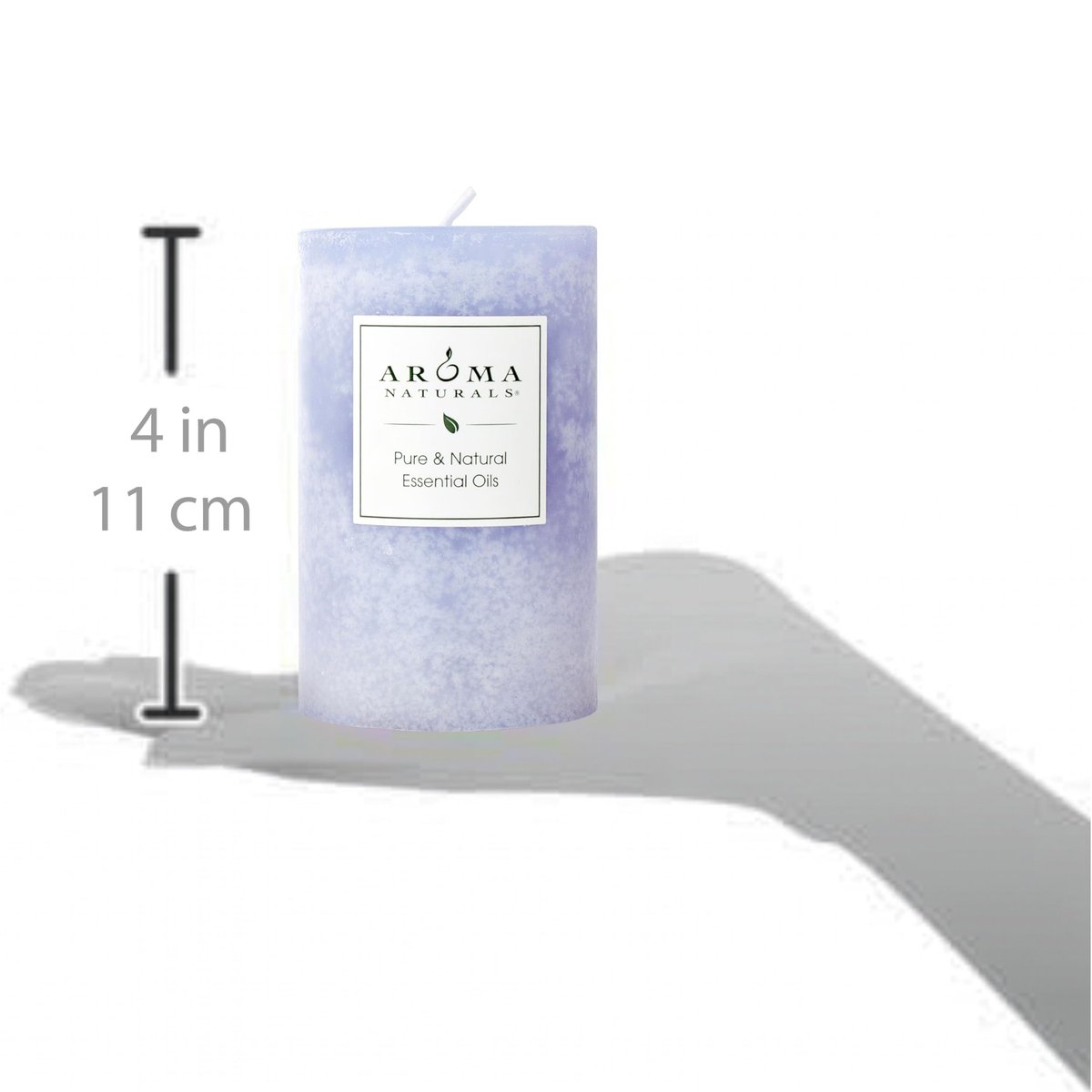 Aroma Naturals Duftkerze Tranquility Lavendel, 2,5 cm x 10 cm, 310 g
