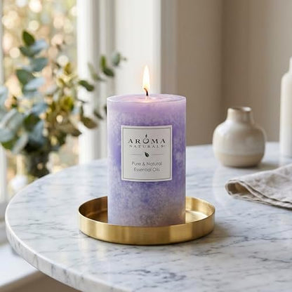 Aroma Naturals Duftkerze Tranquility Lavendel, 2,5 cm x 10 cm, 310 g