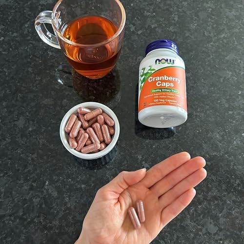 NOW Foods Cranberry Kapseln mit Vitamin C – 100 vegane Kapseln für eine gesunde Harnwege*