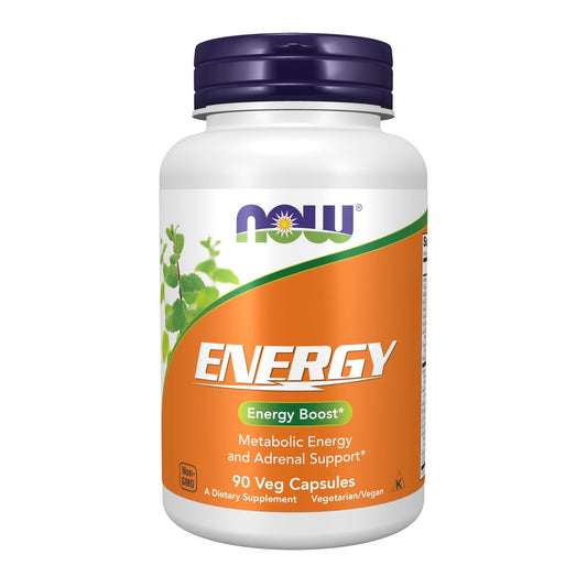 NOW Foods Energie-Diätpräparat mit B-Vitaminen, Grüntee, Panax Ginseng und Rhodiola, 90 Kapseln