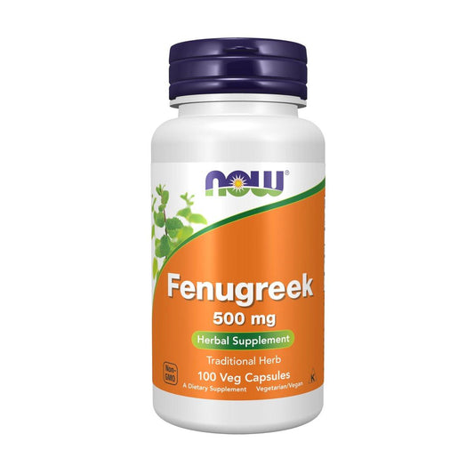 NOW Foods Bockshornklee (Trigonella foenum-graecum) 500 mg, pflanzliches Nahrungsergänzungsmittel, 100 vegane Kapseln