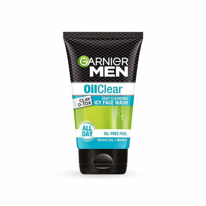 Garnier Men Oil Clear Gesichtsreinigung, 100g – Tiefenreinigung für ölige Haut