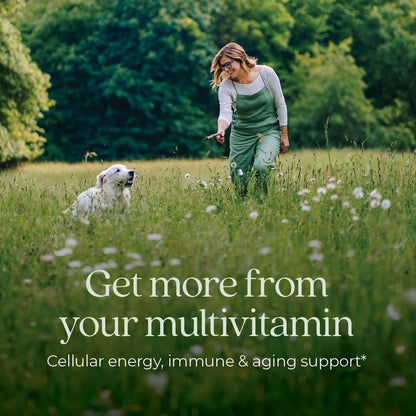 New Chapter Frauen Multivitamin 40+ mit extra B6 & B12, Biotin für Haarwachstum, D3, Vitamin C, Zink für Immun- & Stressunterstützung, magenfreundlich auf nüchternen Magen, einmal täglich, Non-GMO, glutenfrei, 48 Tabletten