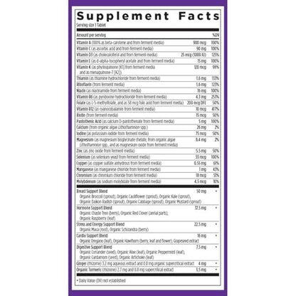 New Chapter Frauen Multivitamin 40+ mit extra B6 & B12, Biotin für Haarwachstum, D3, Vitamin C, Zink für Immun- & Stressunterstützung, magenfreundlich auf nüchternen Magen, einmal täglich, Non-GMO, glutenfrei, 48 Tabletten