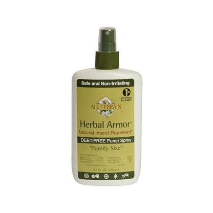 Herbal Armor DEET-freier Pumpspray 8 oz. Insektenschutzmittel - Große Größe, pflanzlicher und natürlicher Insektenschutz für den Außenbereich, sicher für Familie und Haustiere