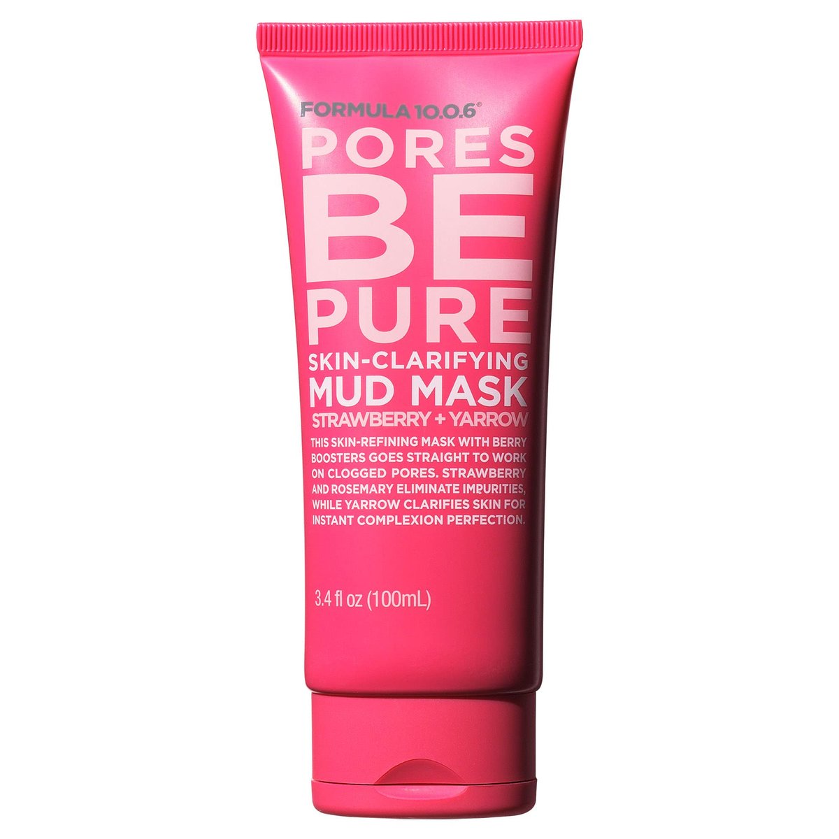 FORMULA 10.0.6 Pores Be Pure Hautreinigende Schlammmaske zur Porenverfeinerung 3,4 fl oz (100 ml)