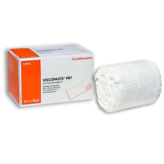 Smith & Nephew Viscopaste PB7 Zinkoxid-Imprägnierter Verband 7,5 cm x 9,1 m, offen gewebter Stoff 4956, 1 Stück