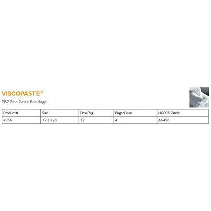 Smith & Nephew Viscopaste PB7 Zinkoxid-Imprägnierter Verband 7,5 cm x 9,1 m, offen gewebter Stoff 4956, 1 Stück