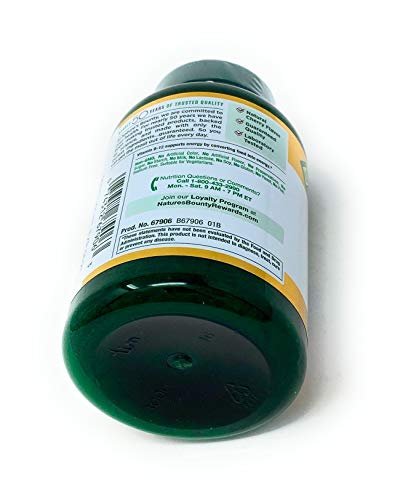 Nature's Bounty Vitamin B-12 2500 mcg Schnell lösliche Tabletten mit natürlichem Kirschgeschmack, 300 Stück