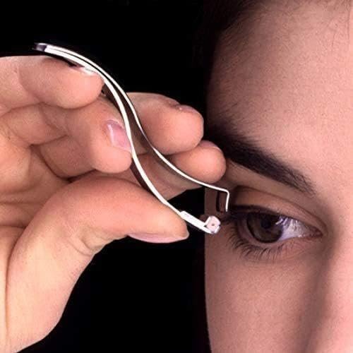 Prima Shogyo Mini-Wimpernzange für innere und äußere Wimpern - Teilweise Wimpernzange - Inklusive 6 Ersatz-Gummipads - Hergestellt in Japan - C-2000