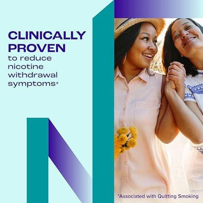 Nicorette 4 mg Nikotinkaugummi mit Verhaltensunterstützung - Weißer Ice Mint Geschmack, Raucherentwöhnungshilfe, 20 Stück