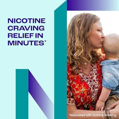 Nicorette 4 mg Nikotinkaugummi mit Verhaltensunterstützung - Weißer Ice Mint Geschmack, Raucherentwöhnungshilfe, 20 Stück