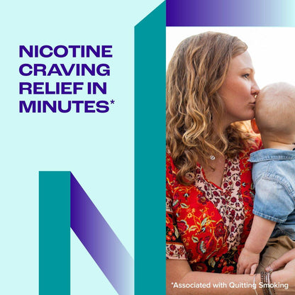 Nicorette 4 mg Nikotinkaugummi mit Verhaltensunterstützung - Weißer Ice Mint Geschmack, Raucherentwöhnungshilfe, 20 Stück