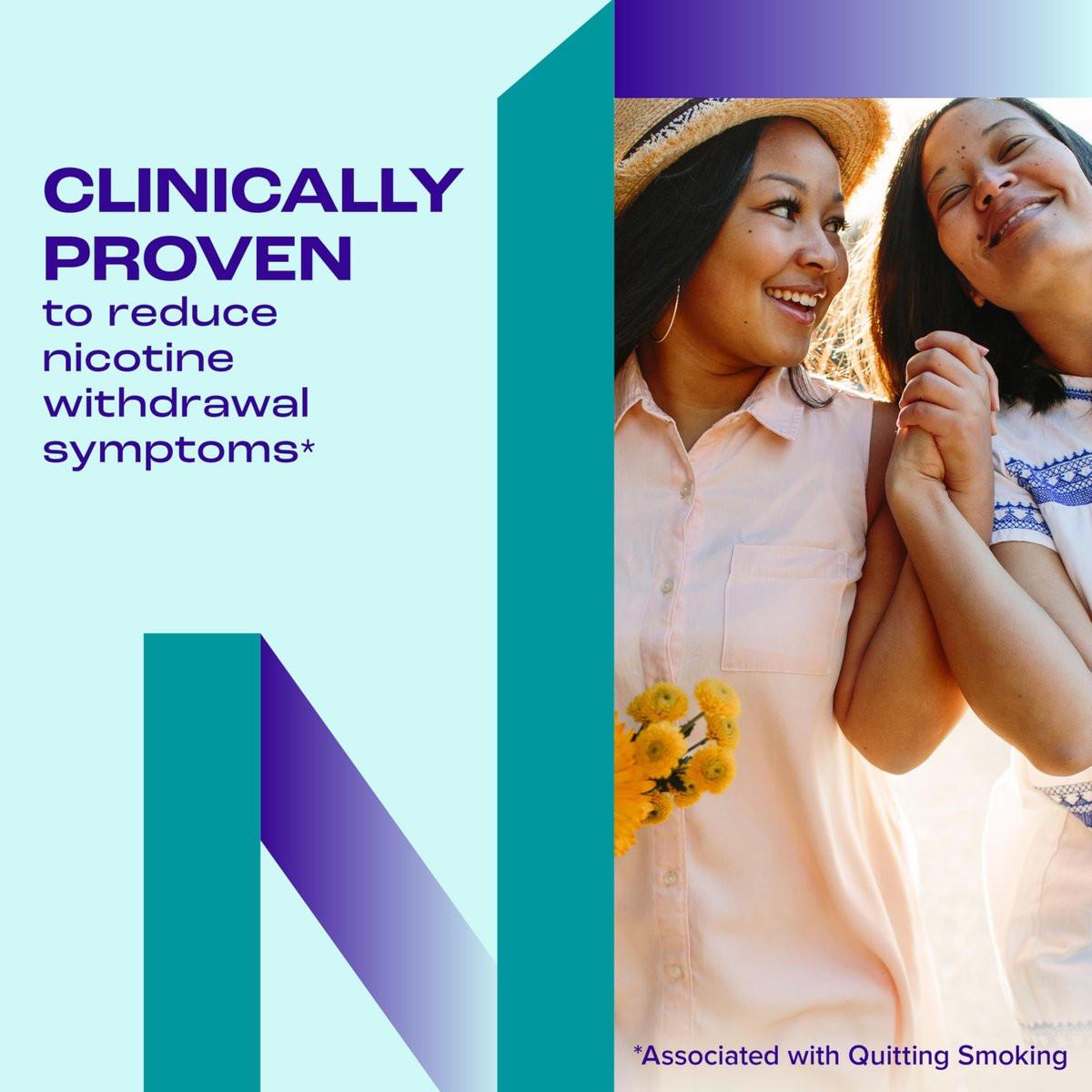 Nicorette 4 mg Nikotinkaugummi mit Verhaltensunterstützung - Weißer Ice Mint Geschmack, Raucherentwöhnungshilfe, 20 Stück