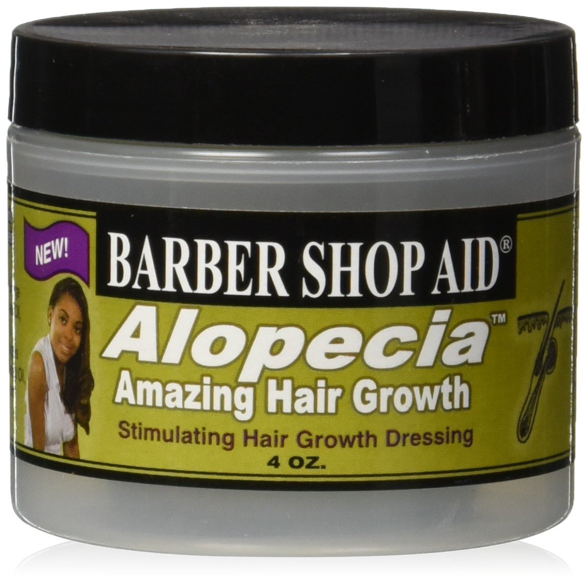 Alopecia Erstaunliches Haarwachstum – 4 Unzen Behandlung von Barber Shop Aid