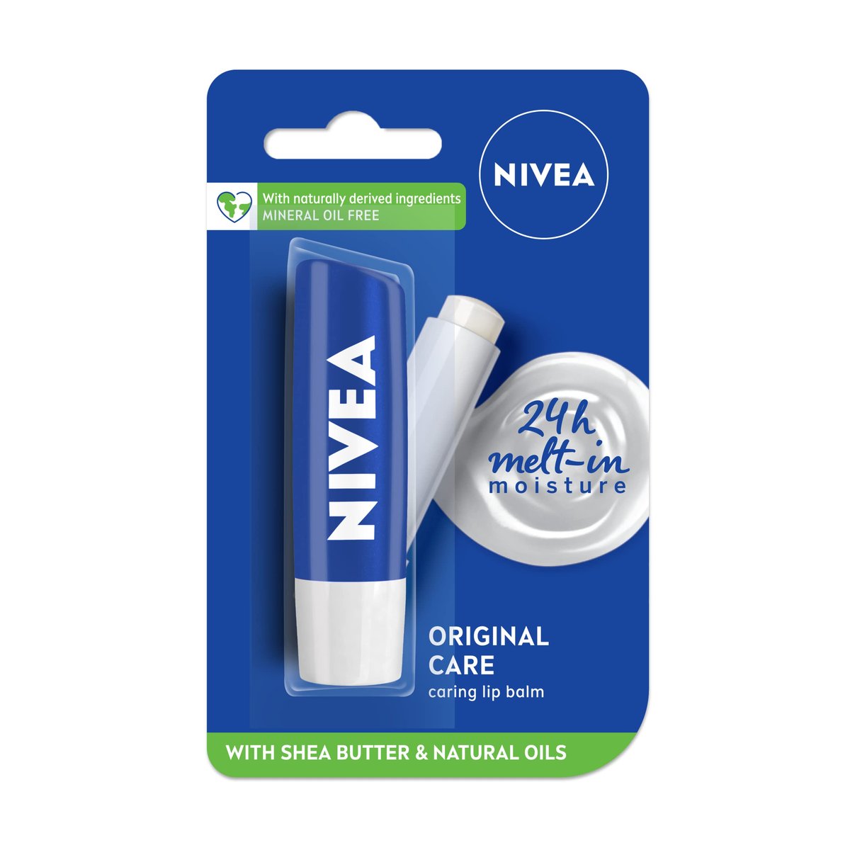 NIVEA Lipcare Essential Lippenpflege 4,8 g – Täglicher Schutz und Pflege