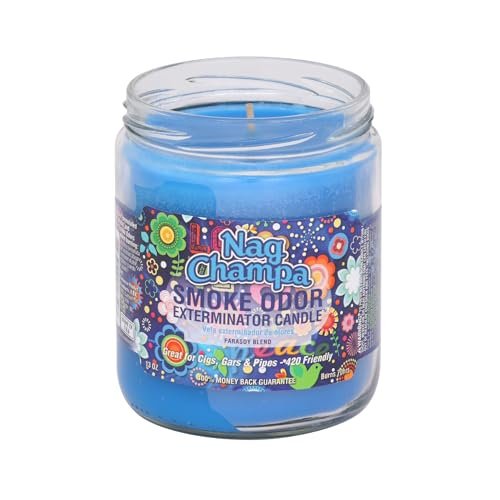 Smoke Odor Exterminator 13 oz Kerzen-Glas Nag Champa – Duftkerze gegen Rauchgeruch