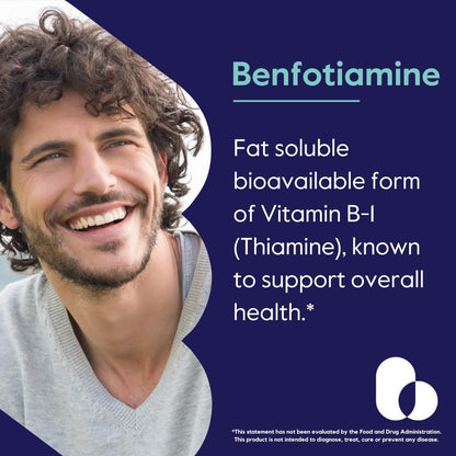 BESTVITE Benfotiamin 150mg – 120 vegane Kapseln, ohne Stearate, ohne Siliziumdioxid, vegan, nicht-GVO, glutenfrei