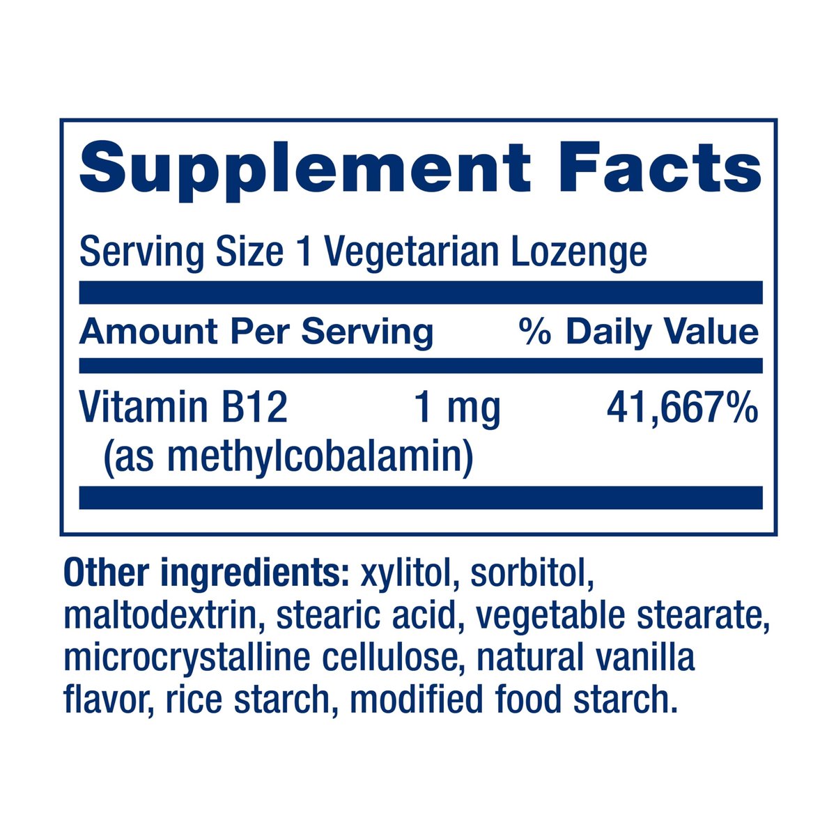 Life Extension Vitamin B12 Methylcobalamin – Nervengesundheit, kognitive Unterstützung, Energie-Vitamin, 1 mg, schnell lösliche Lutschtabletten, vegetarisch, 60 Stück