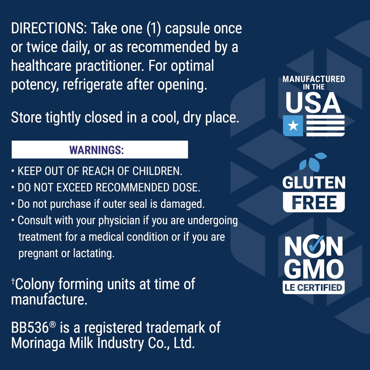 Life Extension Bifido GI Balance - Probiotikum mit Bifidobacterium longum BB536® (2 Milliarden KBE) - Unterstützt gesunden Darm & Verdauung - Glutenfrei, Nicht-GVO, Vegetarisch, 60 Kapseln