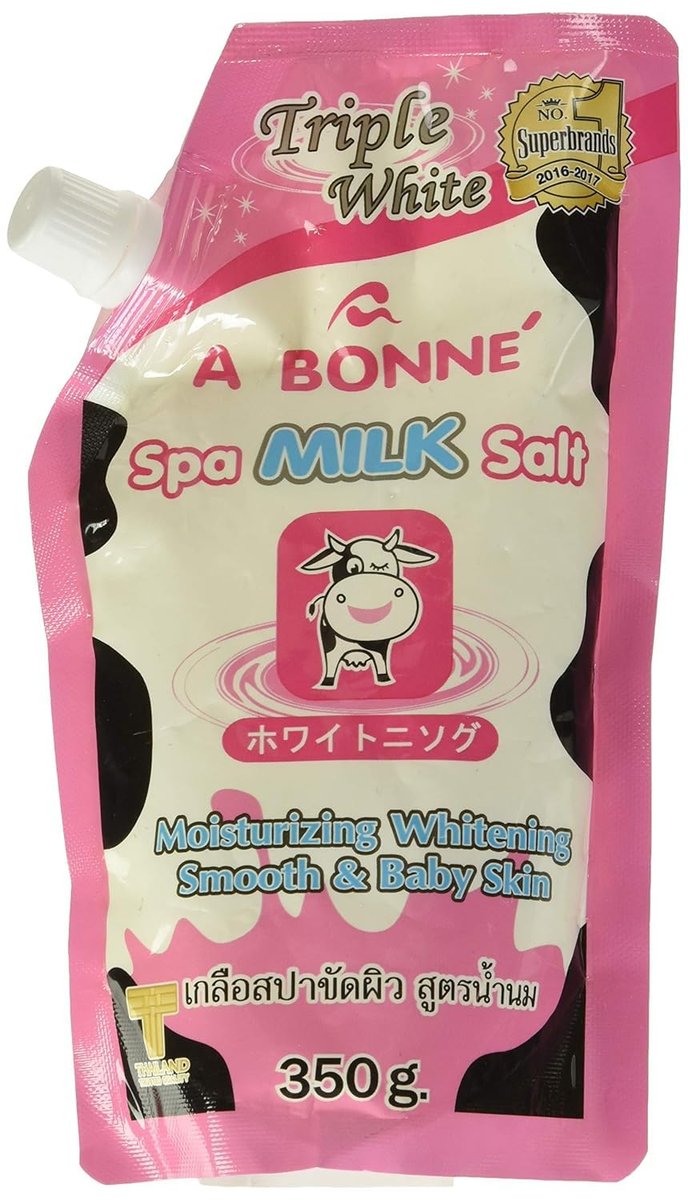A Bonne Spa Milchsalz – Feuchtigkeitsspendend, aufhellend und hauterweichend, 350g
