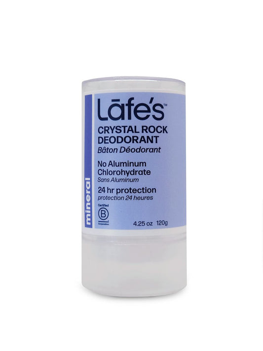 Lafe's Natürliches Deodorant | Unparfümierter Kristall-Mineral-Deodorant | 4,25 Unzen