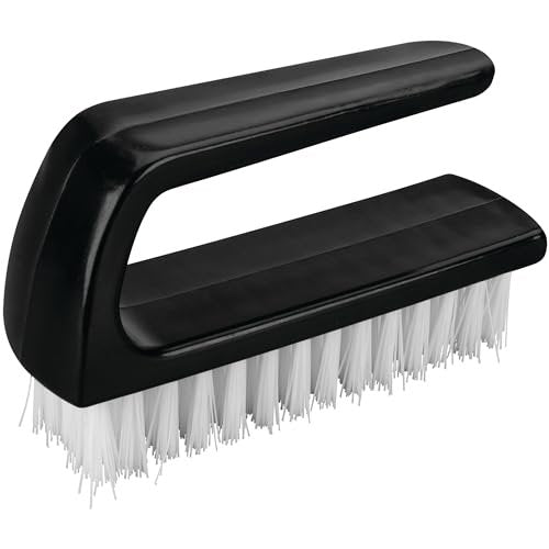 Performance Tool W3300 Nylon-Nagelbürste – Schwarze und weiße Reinigungsbürste für Nägel
