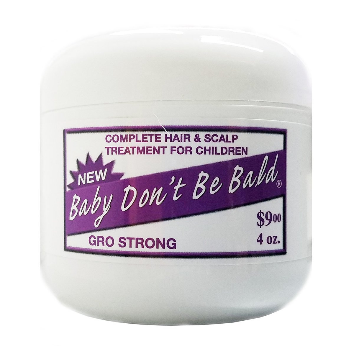 Baby Don't Be Bald Gro Strong Serum 4oz – Kräftigungsserum für Haar und Kopfhaut