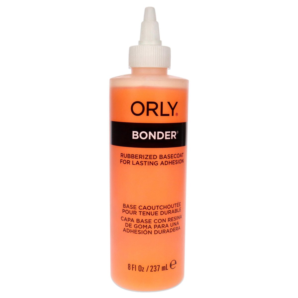 ORLY Bonder Rubberized Basecoat – Haftverstärkender Unterlack für langanhaltende Nagellack-Maniküre, 8 oz