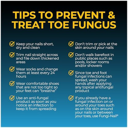 Fungi Nail Anti-Fungale Salbe 0,7 Fl Oz – Tötet Pilze, die zu Fußpilz führen können, mit Tolnaftat – Zehennagelpilzbehandlung – klinisch erwiesen zur Heilung von Infektionen – natürliche Farbe