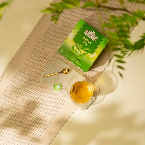 Ahmad Tea Grüner Tee, 100 Beutel – Koffeinhaltig & Zuckerfrei