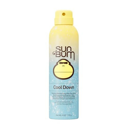 Sun Bum Cool Down Aloe Vera Spray – Vegane After-Sun-Pflege zur Beruhigung und Hydratisierung von Sonnenbrand – 177 ml