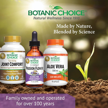 Botanic Choice Passionsblumen-Flüssigextrakt – Alkoholfreies Kräuterergänzungsmittel zur traditionellen Unterstützung der Entspannung – 29,6 ml