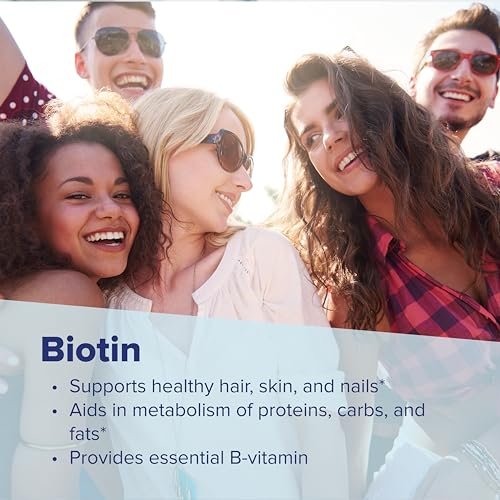 Superior Source Biotin 10.000 mcg – Tägliches Supplement für Haarwachstum, gesunde Nägel & Haut – 60 sublinguale Tabletten