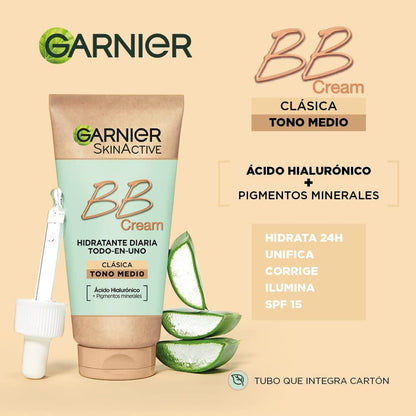 Garnier BB Natural Skin 50 ml Tagescreme mit Farbe – Mittlerer Teint